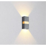 Modern LED Vägglampa Med Justerbar Strålvinkel – Vattentät - 10W - Kall/Varm Vit - Inomhus/Utebruk - IP65 Bedömd Carvallo