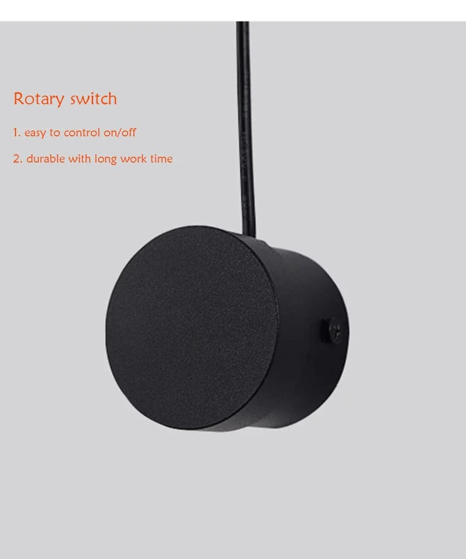 Moderna LED Vägglampor Rotera Väggsconces Carvallo