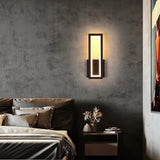 Modern LED Vägglampa - Ytmonterad - Akryl - Varmvit 3000K - Inomhus - Svart Finish - Energisparande Carvallo