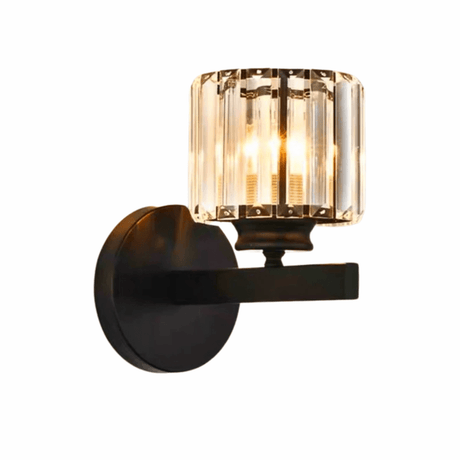 Modern LED Vägglampa Med Kristallackenter - Metallkonstruktion - Justerbar Belysning - Nordisk Stil - Ideal För Vardagsrum - Sovrum - Korridor Carvallo