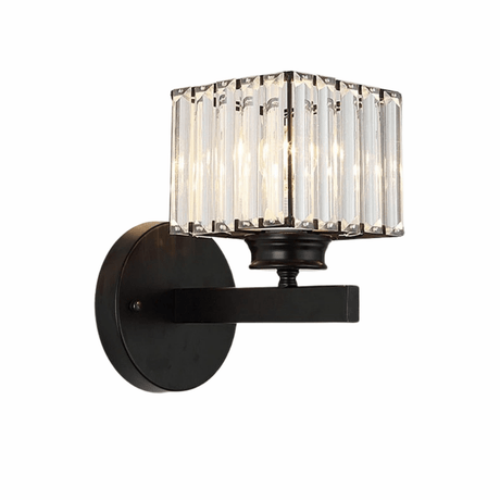 Modern LED Vägglampa Med Kristallackenter - Metallkonstruktion - Justerbar Belysning - Nordisk Stil - Ideal För Vardagsrum - Sovrum - Korridor Carvallo