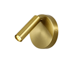 Modern LED Vägglampa Med Strömbrytare - Inomhus - Justerbar - USB Laddning - 350° Rotation - Svart/Koppar Finish Carvallo