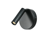 Modern LED Vägglampa Med Strömbrytare - Inomhus - Justerbar - USB Laddning - 350° Rotation - Svart/Koppar Finish Carvallo