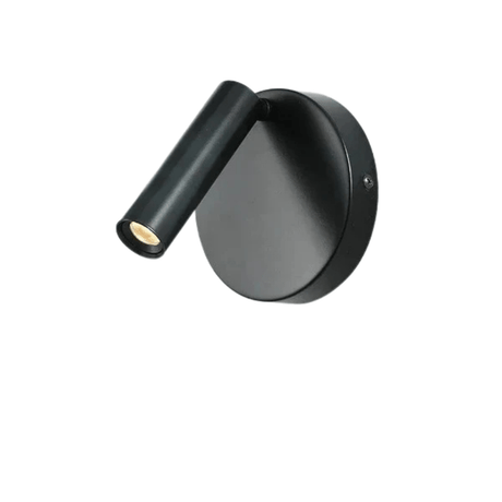 Modern LED Vägglampa Med Strömbrytare - Inomhus - Justerbar - USB Laddning - 350° Rotation - Svart/Koppar Finish Carvallo