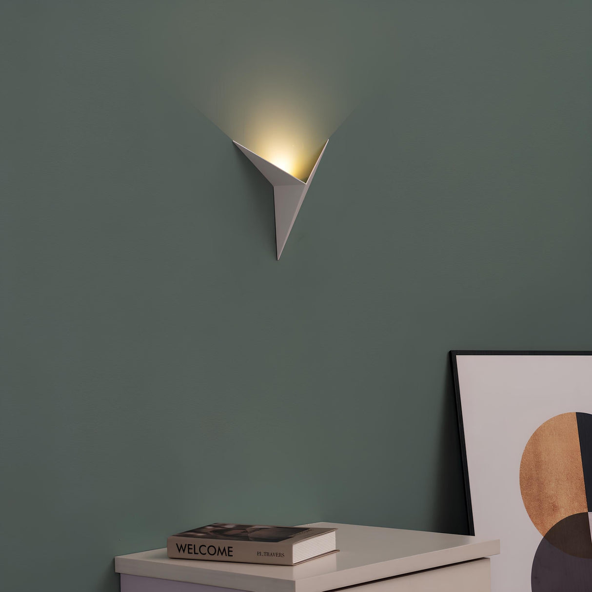 Modern minimalistisch LED-vägglampa Carvallo