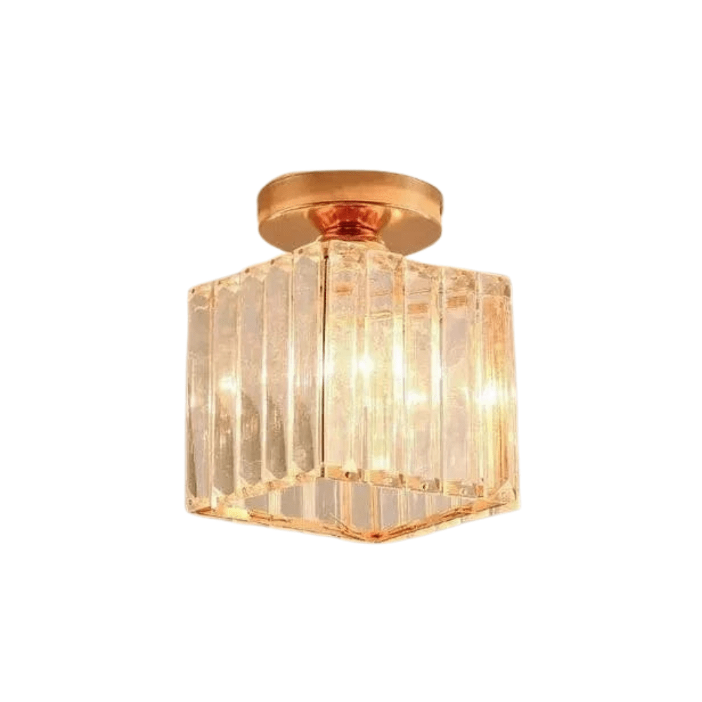 Modern Hängande Taklampa - Retro Stil - E27 Bas - Metall/Glas Skärm - Svart/Guld Finish - Idealiskt För Hemmets Entré/Kök Carvallo