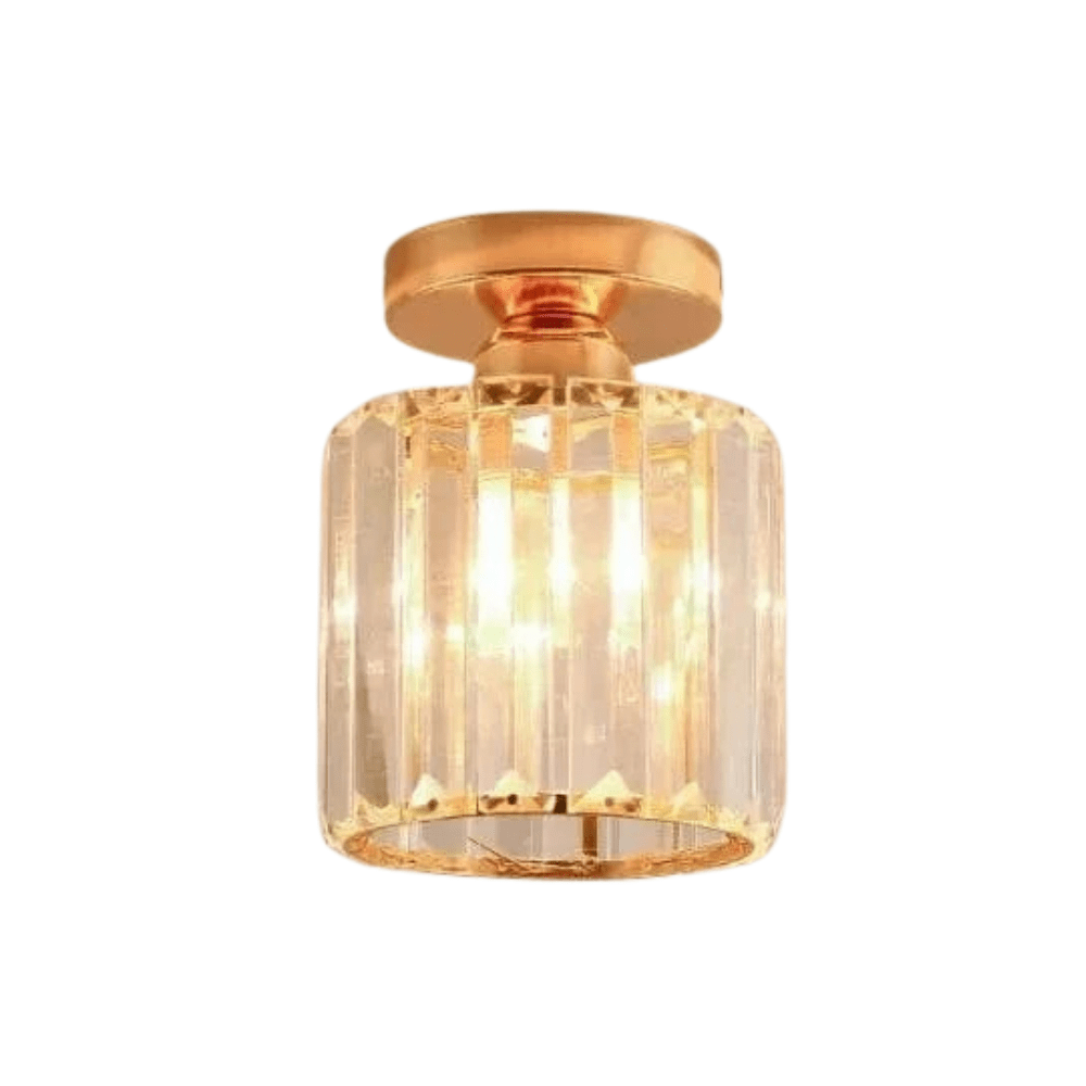 Modern Hängande Taklampa - Retro Stil - E27 Bas - Metall/Glas Skärm - Svart/Guld Finish - Idealiskt För Hemmets Entré/Kök Carvallo