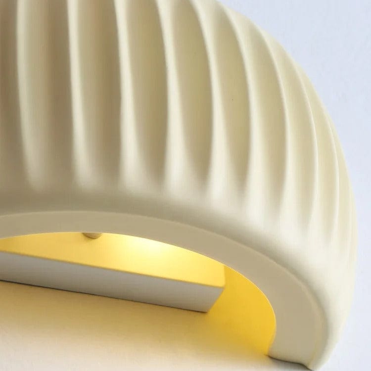 Modern Resin Vägglampa - Väggmonterad - Ambient Belysning - Fransk Beige - Idealiskt För Sovrum - Vardagsrum - Korridor - Trappa Carvallo