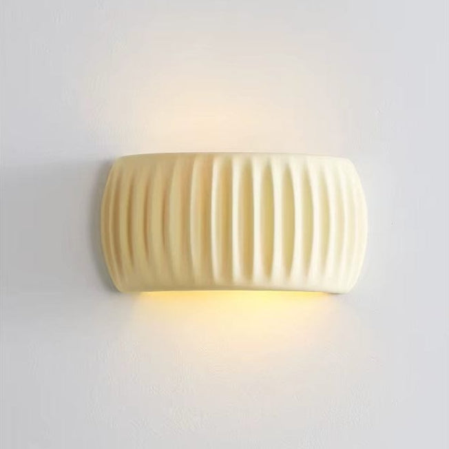 Modern Resin Vägglampa - Väggmonterad - Ambient Belysning - Fransk Beige - Idealiskt För Sovrum - Vardagsrum - Korridor - Trappa Carvallo