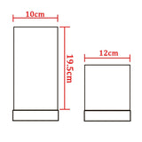 Modern Solid Wood Table Lamp – E27 Socket – Varm Vit – Elegant Design - Ideal För Sovrum - Vardagsrum - Sänglampor Carvallo