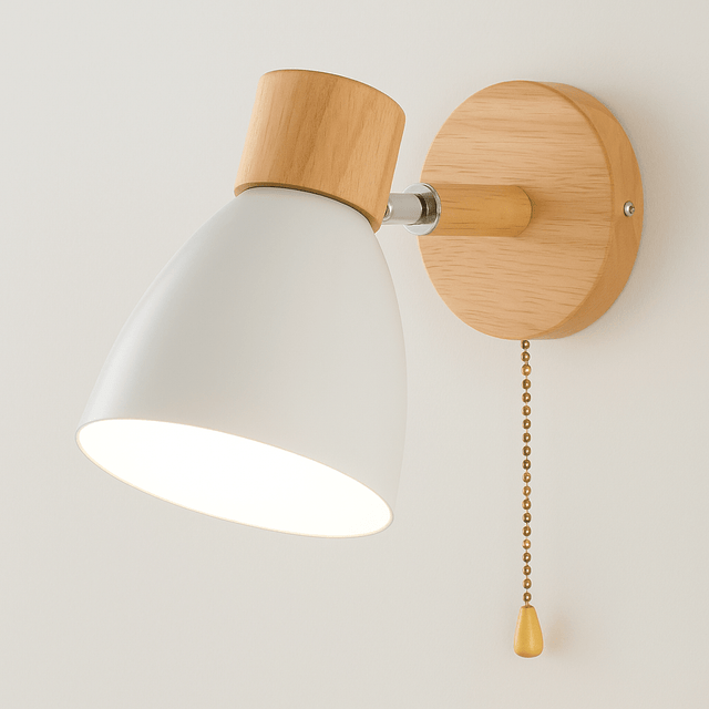 Modern Wood - Järn Vägglampa Carvallo