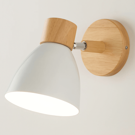 Modern Wood - Järn Vägglampa Carvallo