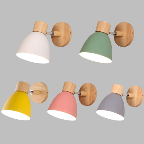 Modern Wood - Järn Vägglampa Carvallo