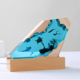 Naturinspirerad harts nattlampa Carvallo