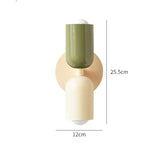 Nordisk Färgglad Sängbord Dubbel Ljus Källa Vägglampa Carvallo