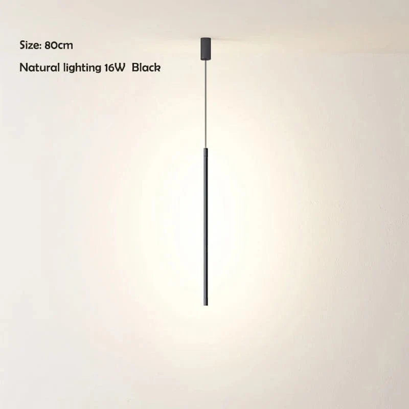 Nordisk LED Lång Hängande Krona för Vardagsrum och Sovrum – Stilren Vägg- och Golvbelysning Carvallo