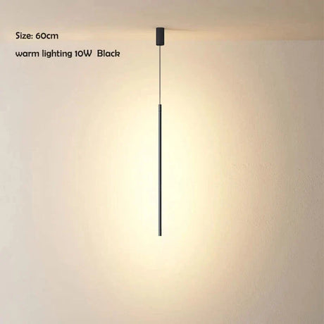 Nordisk LED Lång Hängande Krona för Vardagsrum och Sovrum – Stilren Vägg- och Golvbelysning Carvallo