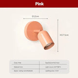 Nordisk LED Vägglampa – Minimalistisk Design – Järnkonstruktion – Tri-Färgalternativ – Inomhusbruk – Idealisk för Sovrum och Hall Carvallo