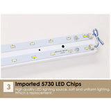 Nordisk LED Trä Väggsconces - Upp och Ner Inomhus Vägglampor för Sovrum, Vardagsrum och Badrum - Energibesparande Belysning Carvallo