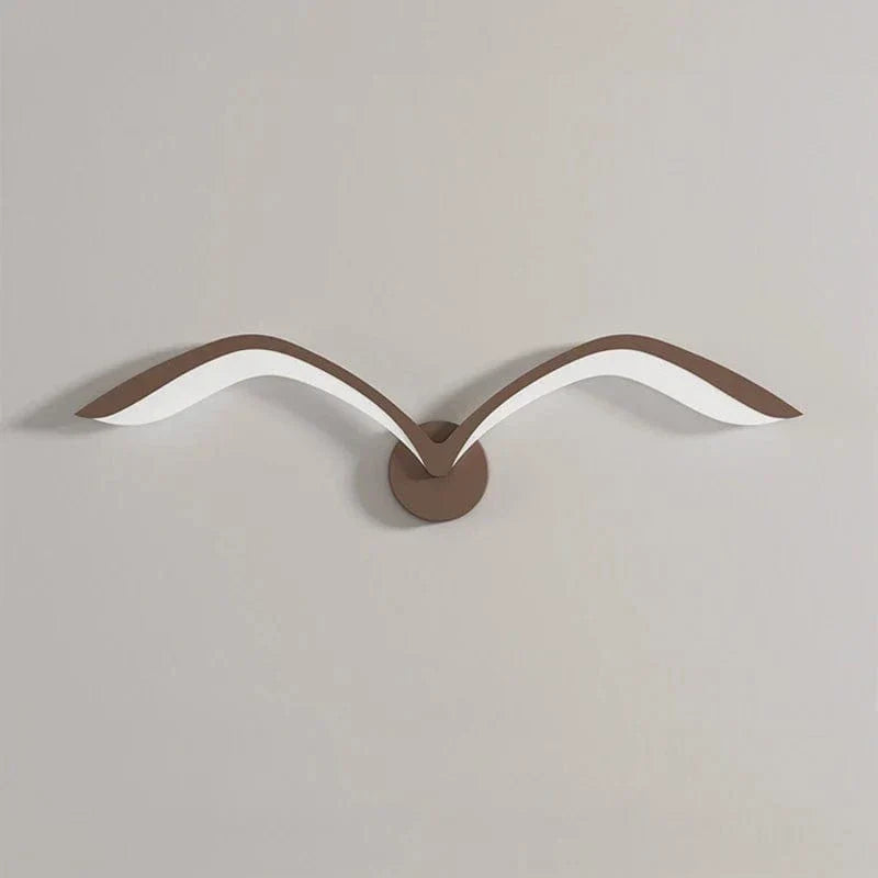 Nordisk Stil Fågel LED Vägglampa - 50CM Modern Järn Akryl Vägglampa Carvallo