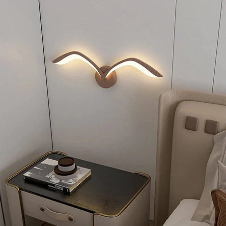 Nordisk Stil Fågel LED Vägglampa - 50CM Modern Järn Akryl Vägglampa Carvallo