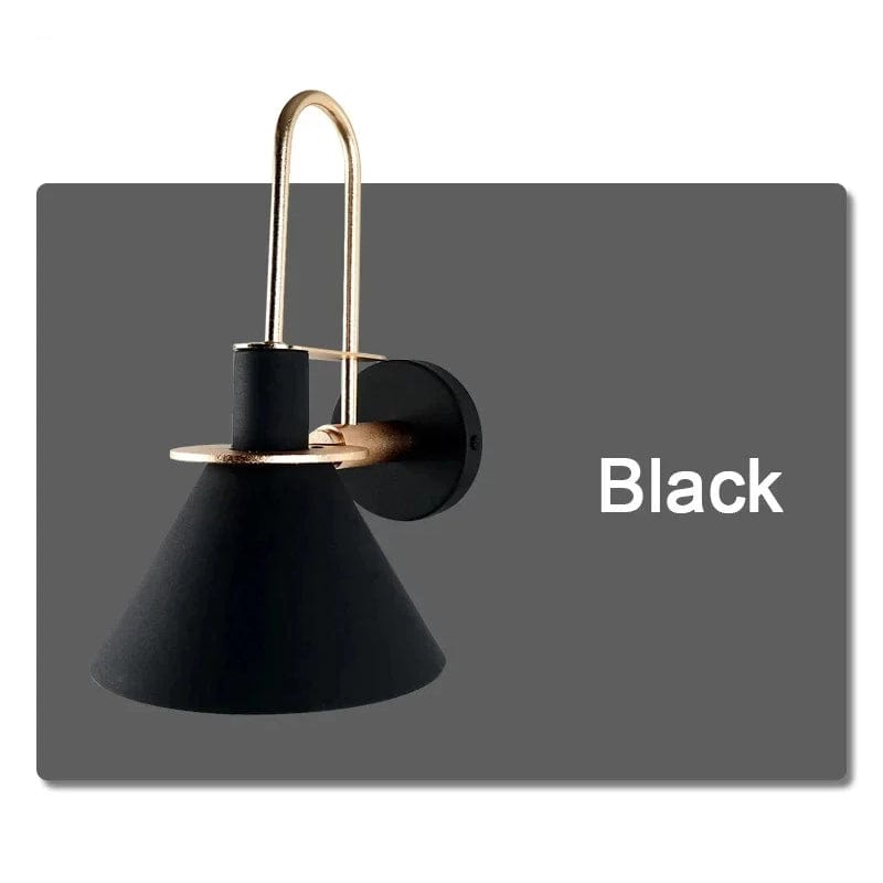 Nordisk Vägglampa med 350° Rotation och Vridomkopplare för Sängkammare och Hallbelysning - Fast installerad Vägglampa Carvallo