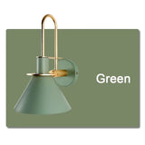 Nordisk Vägglampa med 350° Rotation och Vridomkopplare för Sängkammare och Hallbelysning - Fast installerad Vägglampa Carvallo