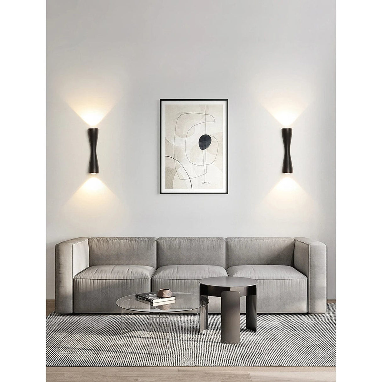 Utomhus LED Vägglampa - Väggmonterad - IP65 Vattentålig - Modern Aluminiumdesign - Idealisk för Veranda och Gårdar Carvallo
