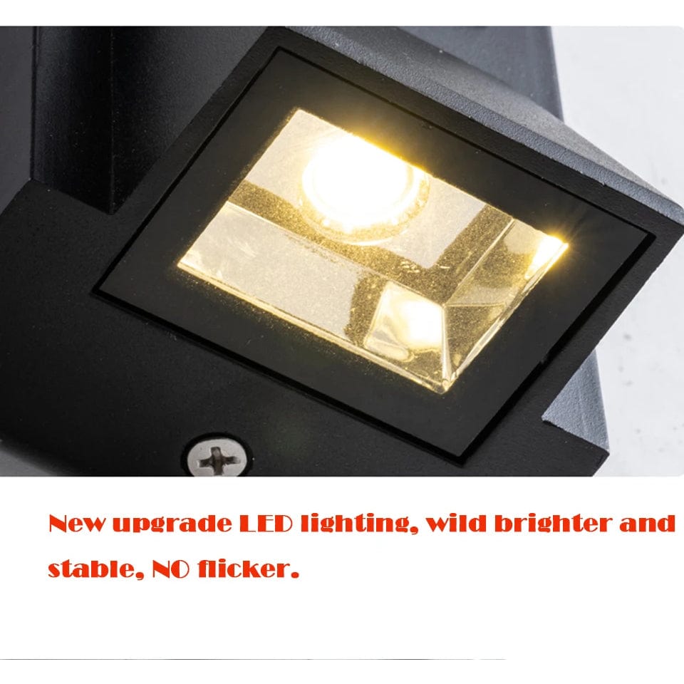 Utomhus Vattentät LED Vägglampa – Modern Aluminium Sconces för Trädgård och Veranda, IP65 Vattentät, 5W och 10W Alternativ Carvallo