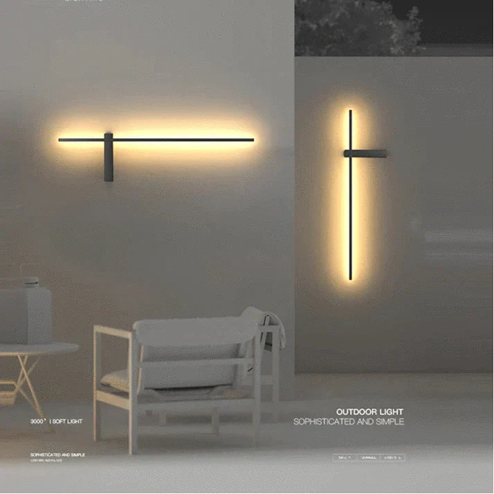 Utomhus Vattentät Vägglampa – IP54 Aluminium Sconce för Veranda och Uteplats, Mångsidig Vägglampa med Energibesparande LED Carvallo