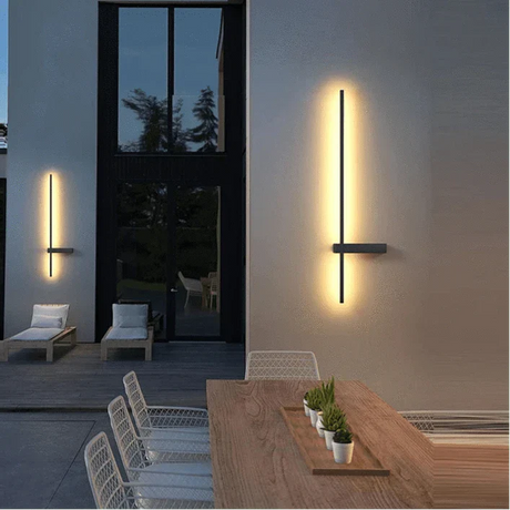 Utomhus Vattentät Vägglampa – IP54 Aluminium Sconce för Veranda och Uteplats, Mångsidig Vägglampa med Energibesparande LED Carvallo