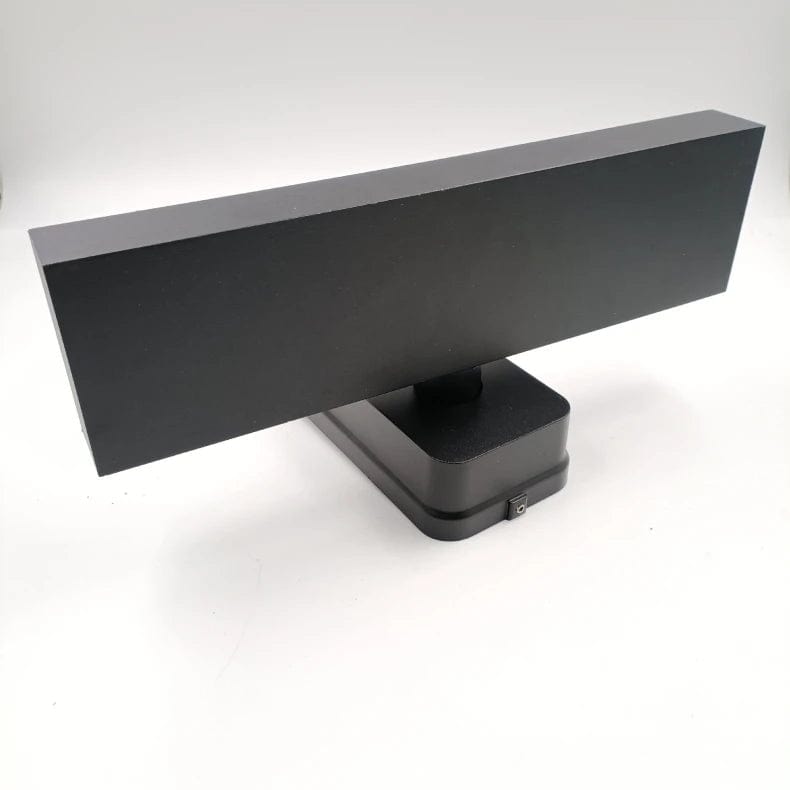 PIR Rörelsesensor Utomhus Vägglampa - Rotterbar Design - IP65 Vattentålig - Varm Vit - Justerbar Längd - Aluminium Och Glas Carvallo