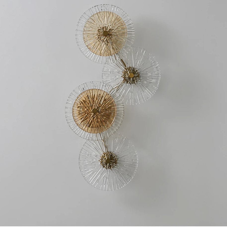 Postmodern glas vägglampa belysning för vardagsrum och gång – elegant vägglampafäste Carvallo