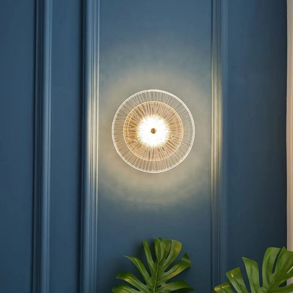 Postmodern glas vägglampa belysning för vardagsrum och gång – elegant vägglampafäste Carvallo