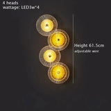 Postmodern glas vägglampa belysning för vardagsrum och gång – elegant vägglampafäste Carvallo