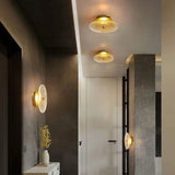 Postmodern glas vägglampa belysning för vardagsrum och gång – elegant vägglampafäste Carvallo