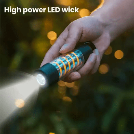 Justerbart stativ uppladdningsbar campinglampa Carvallo