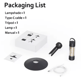 Justerbart stativ uppladdningsbar campinglampa Carvallo