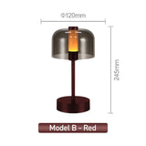 Uppladdningsbar LED-skrivbordslampa - Sladdlös - Modern Retro Design - Portabel - Touchaktivering - Ideal för inomhusbruk Carvallo
