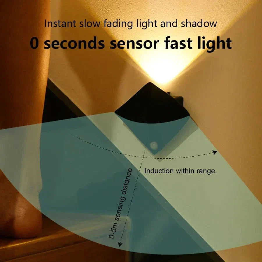 Uppladdningsbar LED rörelsesensor nattlampa Carvallo