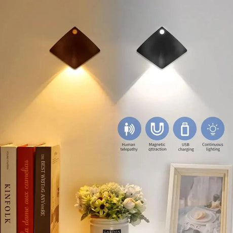 Uppladdningsbar LED rörelsesensor nattlampa Carvallo