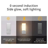 LED Rörelsesensor Nattlampa - Uppladdningsbar USB Typ-C - Kall & Varm Vit Carvallo