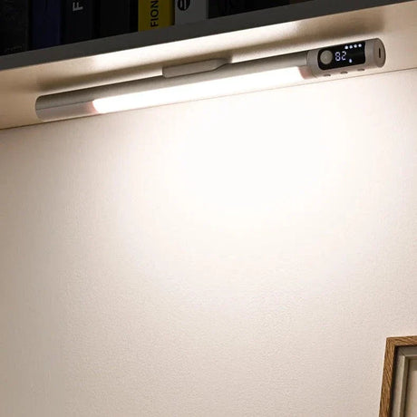 Uppladdningsbar LED-nattlampa med rörelsesensor och digital skärm – Inomhusbruk för kök och skåp Carvallo