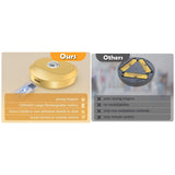 Återuppladdningsbara LED puckljus med magnetfäste – RGB-färgtemperatur - Justerbar ljusstyrka - Inomhus konstbelysning - Fjärrkontroll Carvallo