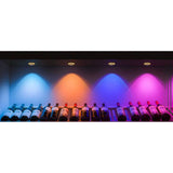 Återuppladdningsbara LED puckljus med magnetfäste – RGB-färgtemperatur - Justerbar ljusstyrka - Inomhus konstbelysning - Fjärrkontroll Carvallo