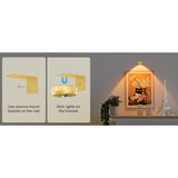 Återuppladdningsbara LED puckljus med magnetfäste – RGB-färgtemperatur - Justerbar ljusstyrka - Inomhus konstbelysning - Fjärrkontroll Carvallo