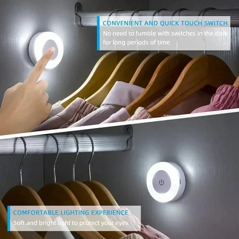 Uppladdningsbar LED Touch Nattlampa Carvallo