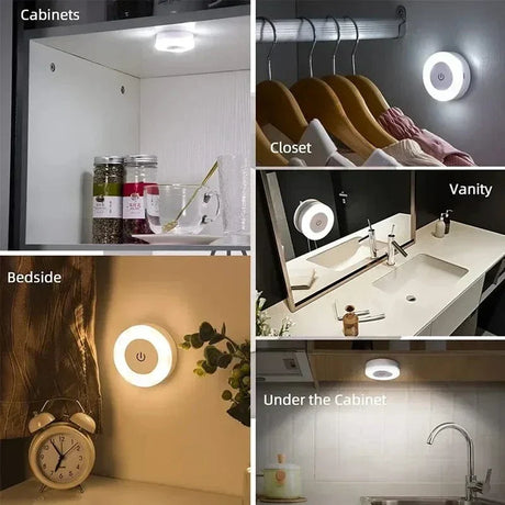 Uppladdningsbar LED Touch Nattlampa Carvallo