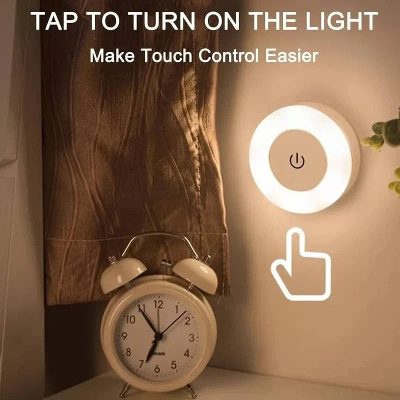 Uppladdningsbar LED Touch Nattlampa Carvallo