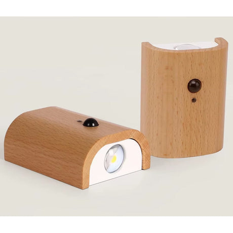 Uppladdningsbar LED-vägglampa med magnetfäste – Intelligent induktion - Varm vit - Rörelsesensor - Justerbar riktning - Inomhusbruk Carvallo